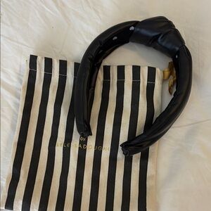 Lele Sadoughi Black Padded Headband